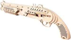 Механічна дерев'яна 3D-модель "Рушниця"