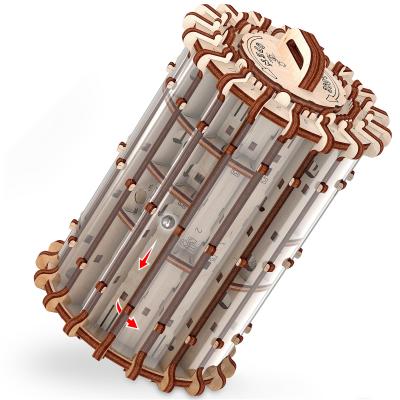 Механічна дерев'яна 3D-модель "Лабіринт "Scroll & hole"