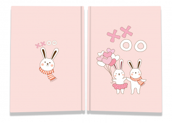 Блокнот TM Profiplan "Sweet love note" rabbits, А5