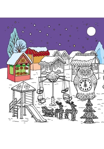 Улюблені розмальовки Діда Мороза : Зимова казка