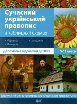 Граматика в таблицях Сучасний український правопис у таблицях