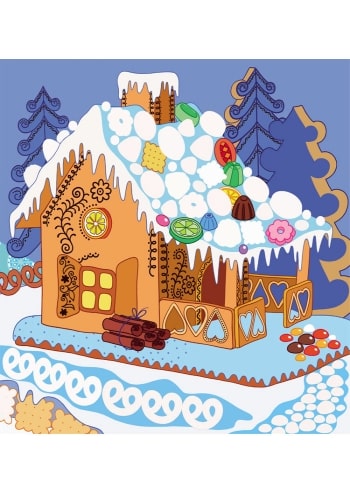 Улюблені розмальовки Діда Мороза : Новорічна карусель